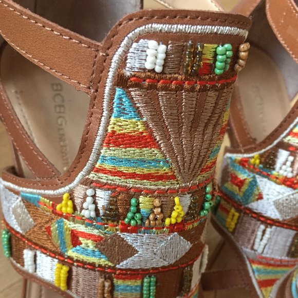 BCBG Gladiator/Boho Sandals - Picture 7 of 10